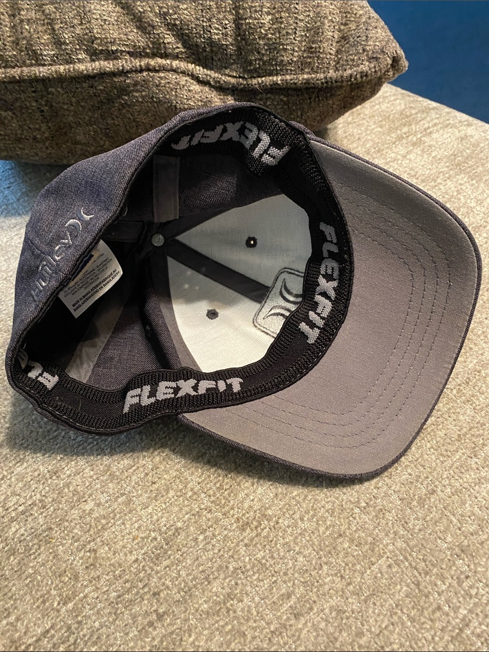 Hurley Two-Tone Logo Cap - Charcoal & Navy size Boy - Picture 4 of 6